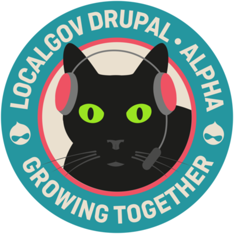 Local Gov Druapal Alpha Phase badge